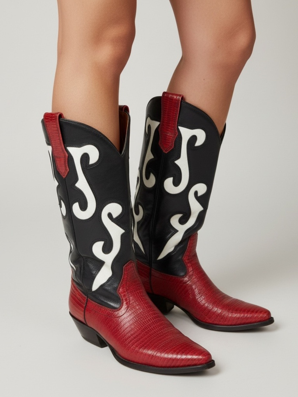 Vintage 90s Nine West cowgirl boots